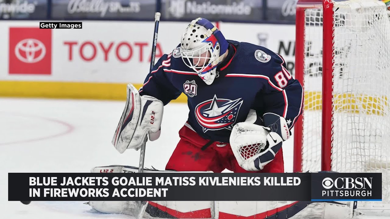 Columbus Blue Jackets goalie dies after fireworks accident