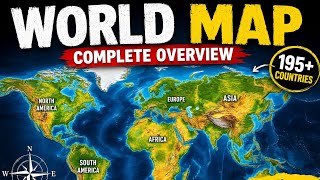 🌎 Explore the World Map in Minutes! #worldmap  #upsc2026 