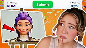 CAN I *WIN* SPEED DRAW BY DRAWING RUMI FROM K-POP DEMON HUNTERS... (I WON!)