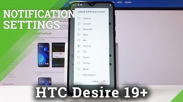 How to Set Up Notifications in HTC Desire 19+ | Enable & Disable Alerts