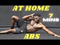 How to grow abs 7 min at home no equipment