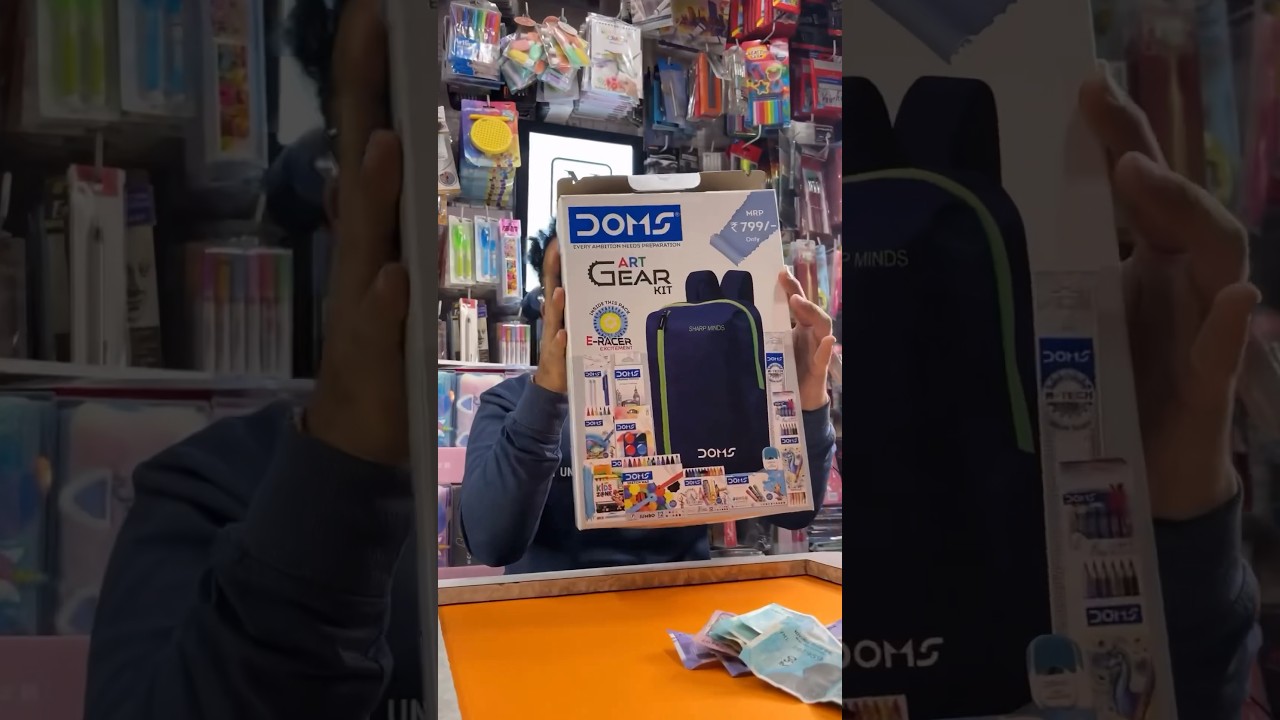 Doms art GEAR KIT 🫶 #stationary #youtubeindia #stationarylover #explore #unboxing #stationery