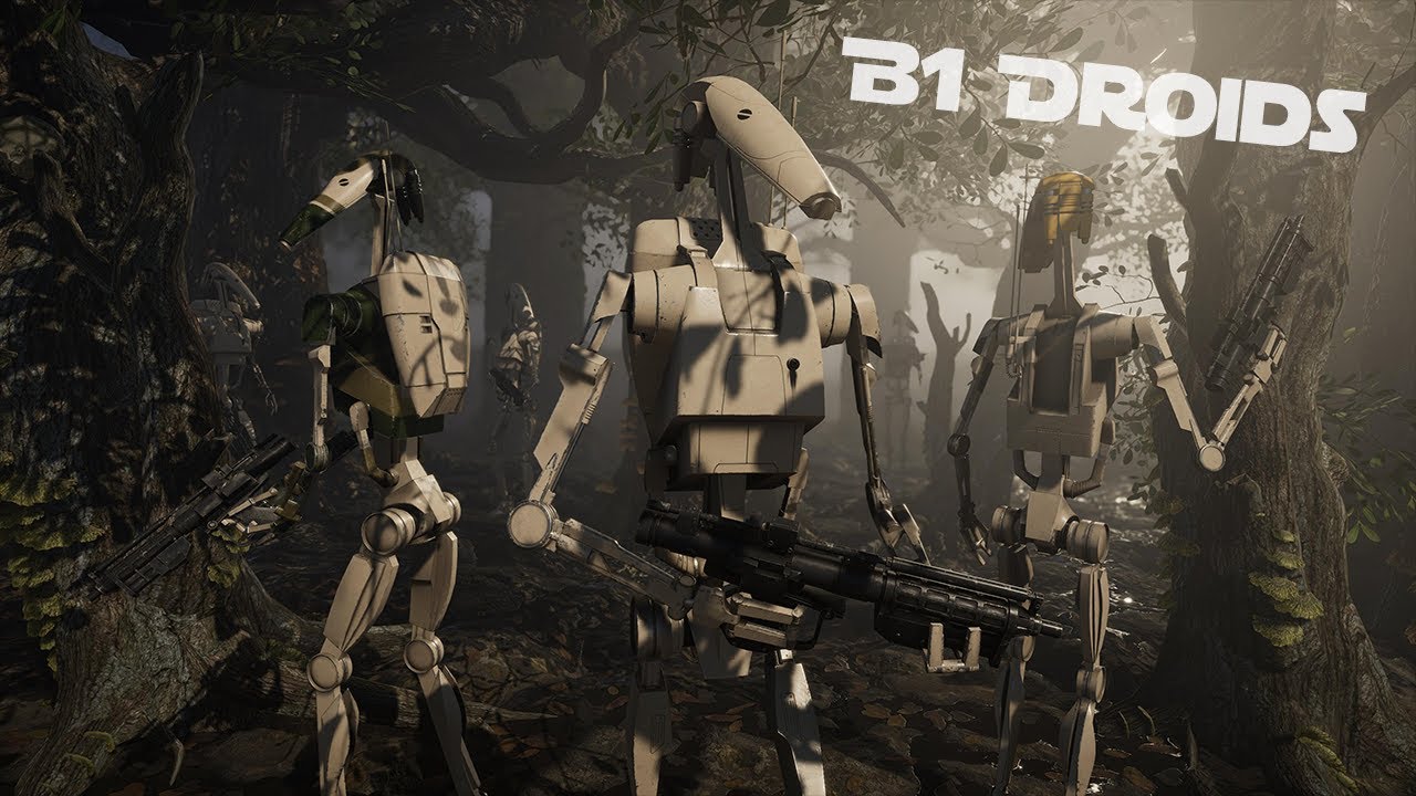 Star Wars B1 droids real-time rendering | Unity 2019.4 HDRP | 4k 60 FPS