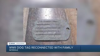 Gatesville family finds WWII dog tags and tracks down the veteran's family