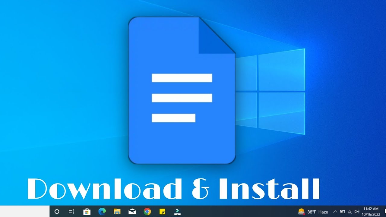 can you download google docs on windows
