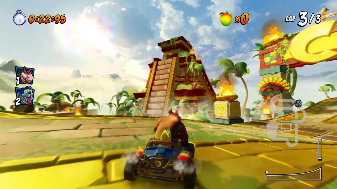 CTR Nitro-Fueled Papu's Pyramid 