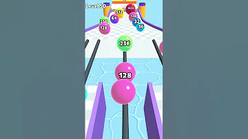 2048 Balls Infinity Number 1024m All Levels 49 Gameplay Android Ios Shorts Ballgame Ballrun2048 