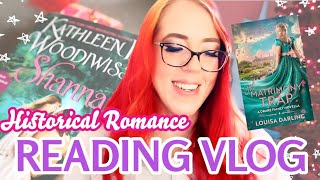 Reading Historical Romances from the 70s to the 2020s / Weekly Reading Vlog 📚🩷
