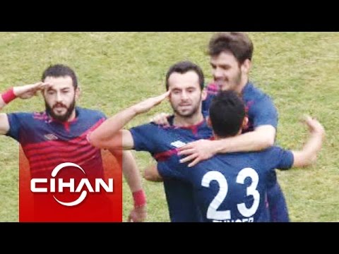 Van'daki maçta Bergamasporlu futbolcu asker selamı verince ortalık karıştı