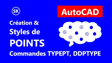 AutoCAD | How to Add Points | Repeat Commands | POINT (PT), TYPEPT and DDPTYPE Commands