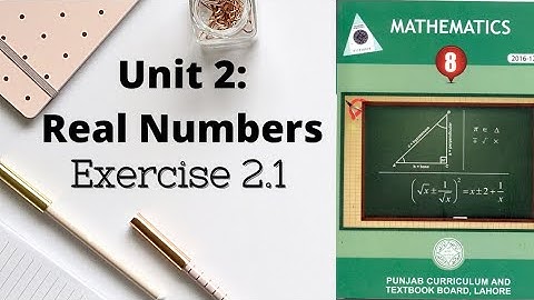 Class 8th maths | Exercise 2.1