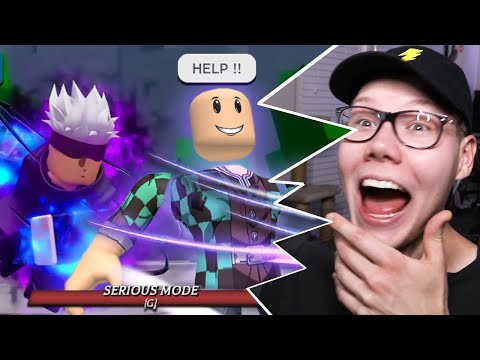 Reacting to ROBLOX Strongest Battlegrounds Funny Moments #3