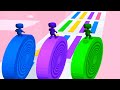 LAYERS ROLL game MAX SCORE 🌈💕👩🏻‍🦰 Gameplay All Levels Walkthrough iOS, Android New Game 3D Mobile