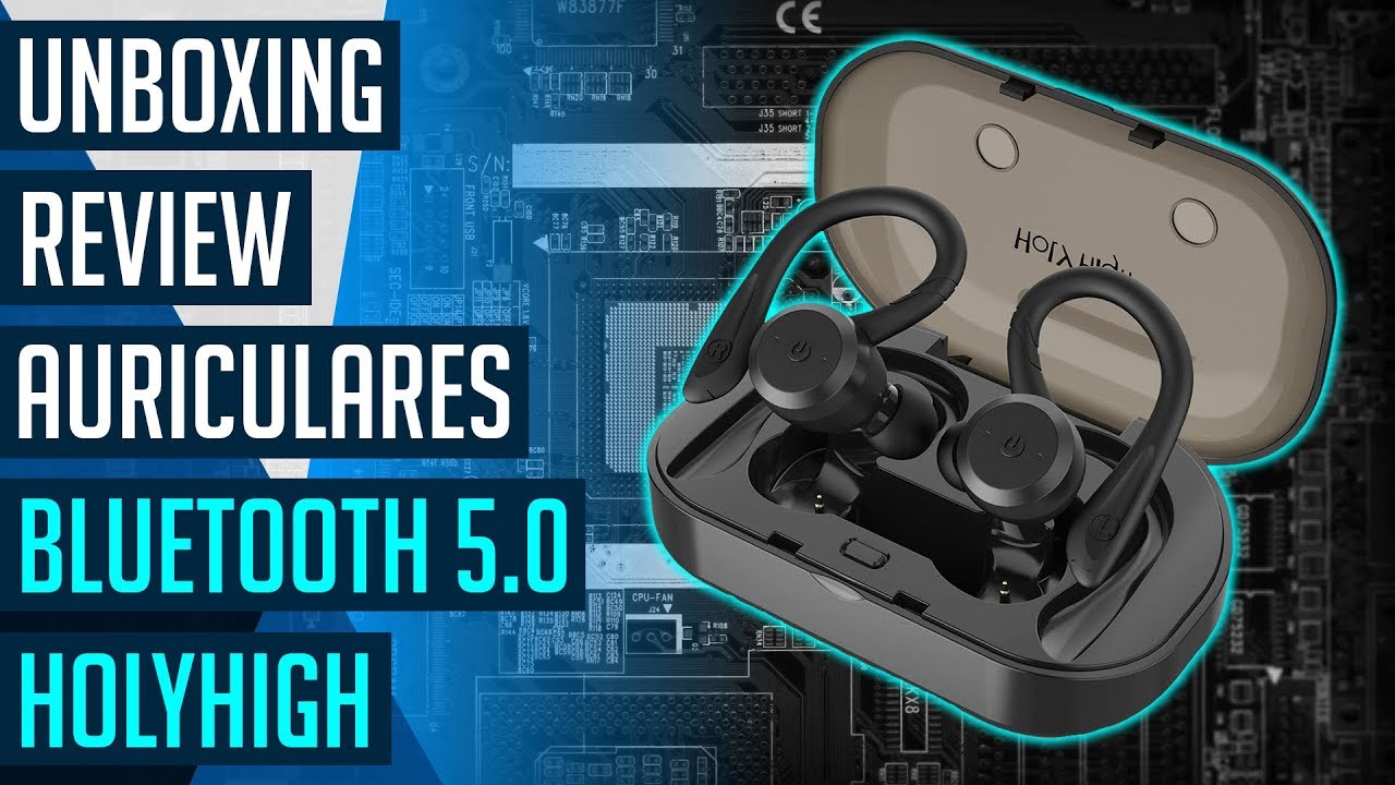 HolyHigh Auriculares Bluetooth 5.0, Auriculares Inalámbricos