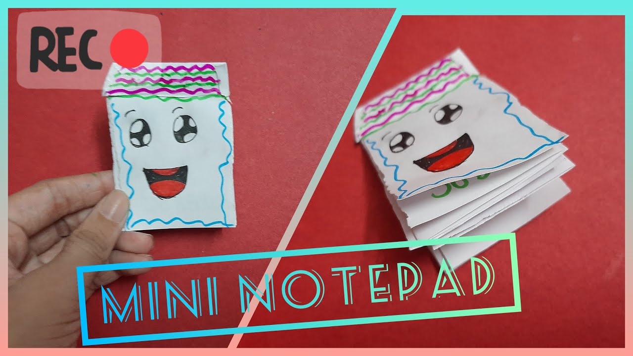 Create Mini Notepads How to make Mini Notepad|DIY MINI NOTEPAD||A4 SHEET CRAFT|| - YouTube
