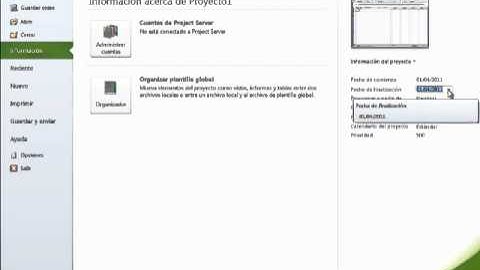 Project 2010  !! Que fácil ¡¡ Como crear un proyecto  1de15.mp4