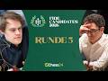 Gibt es heute einen Schwarzsieg vs Fabi?! Caruana vs Blübaum beim Kandidatenturnier 2026 🥳 | Runde 5