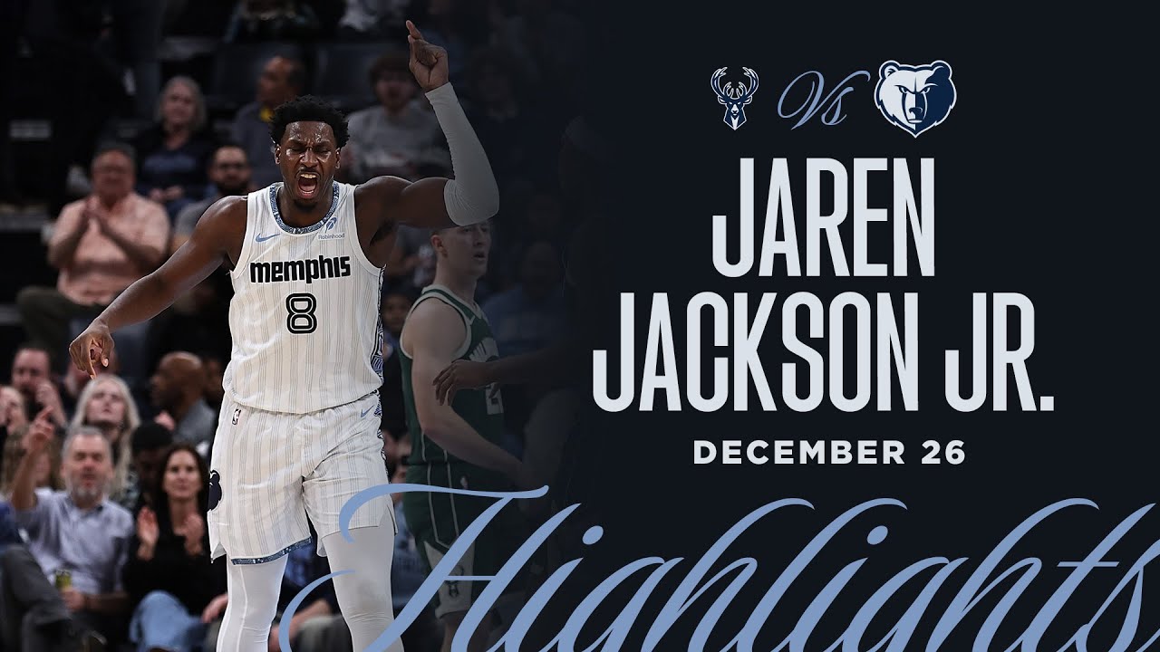 Jaren Jackson Jr. Highlights vs. Milwaukee Bucks