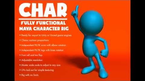 Char the Maya character rig