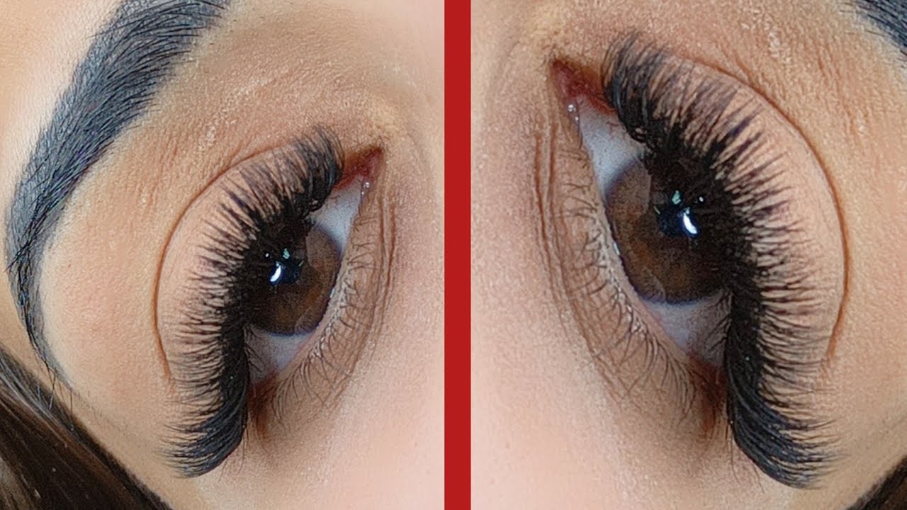 BEST VOLUME EYELASH EXTENSIONS TUTORIAL - detailed how to step by step ...