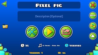 Pixel pig o nível que eu criei do Geometry Dash
