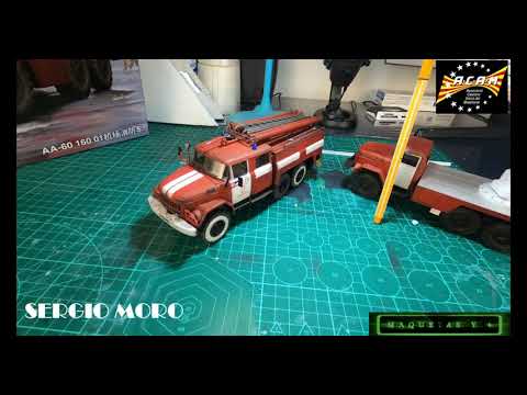 Camiones de bomberos rusos 1/35 Russian truck - YouTube