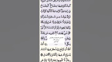 #قرآن #سورة #تلاوات #سورة_النور #الآية 35