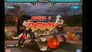 Tekken 5 DR Hero Star = Knee(Devil Jin) Vs Help Me (Lee) screenshot 5