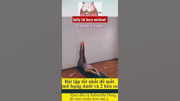 Bài tập tốt nhất để giảm mỡ 2 bên eo | Trần Dung Sống khỏe đẹp