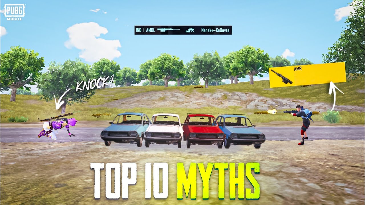 Top 10 MythBusters (PUBG MOBILE & BGMI)Tips and Tricks 2.1 Update PUBG Myths #96