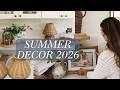 Ref:tvhSqB4qd6A Summer decor shop &amp; haul | homegoods, tj maxx | summer home decorating ideas