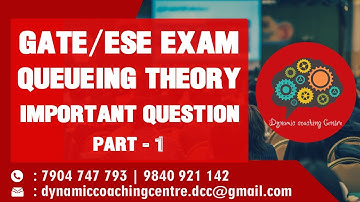 Gate Exam Preparation Queueing Theory | Part 1 | Important Questions | ESE Exam | Strategy | DCC