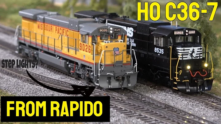 Rapido HO C36-7 Review | DCC Sound, LED Lighting, Step Lights & Realistic Details (ESU LokSound)