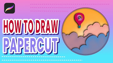 How To Draw A Realistic Paper Cut Out Effect In Procreate - Procreate Tutorial For Beginners