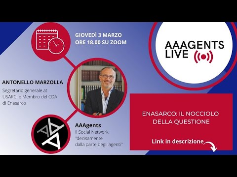 #90 -  ENASARCO: IL NOCCIOLO DELLA QUESTIONE con Antonello #Marzolla