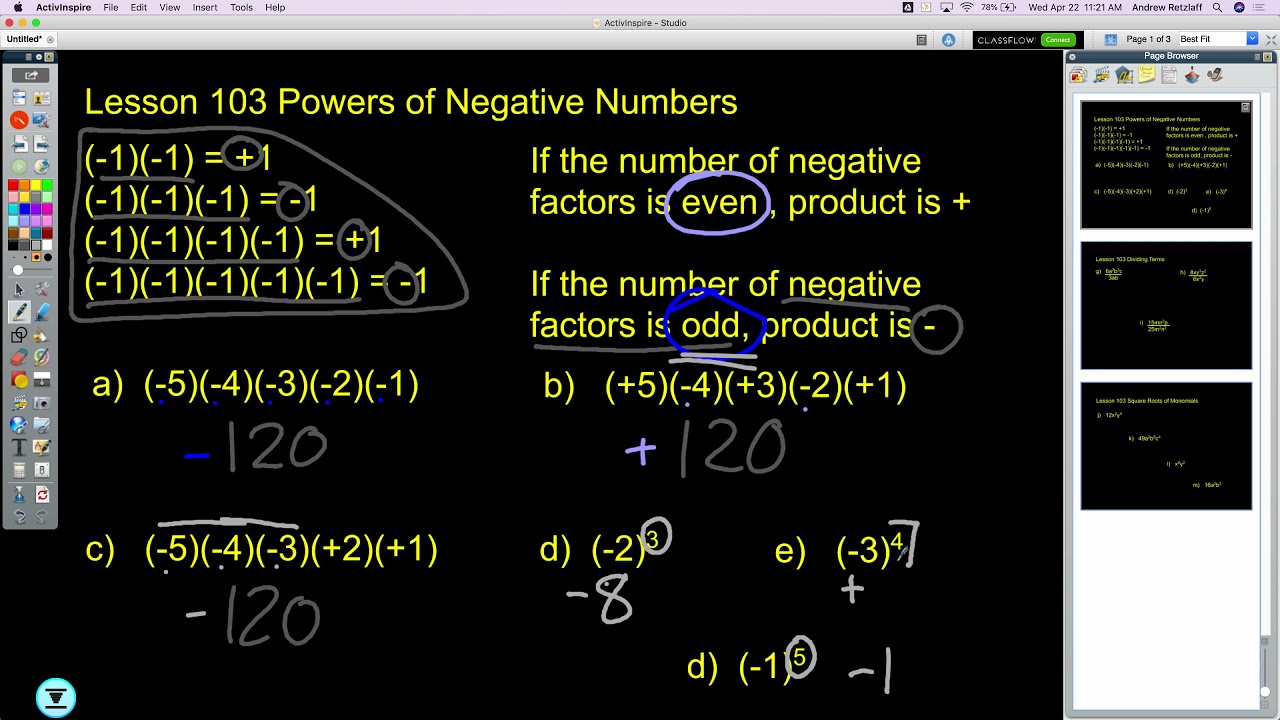 Math Lesson 103 - YouTube
