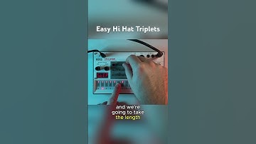 Easy Hi Hat Triplets | Korg Volca Sample Tutorial #dawless #trapbeat #hihats #korg #volca #sampler