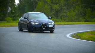 Alfa Romeo Giulia Quadrifoglio on track