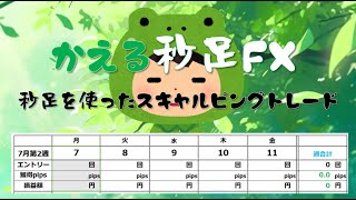 かえる秒足FXの配信のサムネイル画像