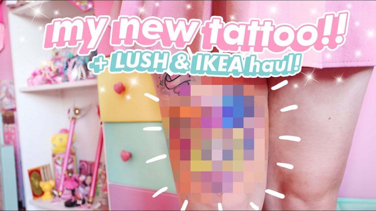 NEW TATTOO VLOG 👀💕 Plus LUSH & Ikea Haul!