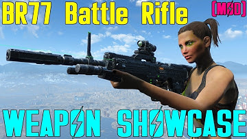 Fallout 4: Weapon Showcases: BR77 Battle Rifle (Mod)