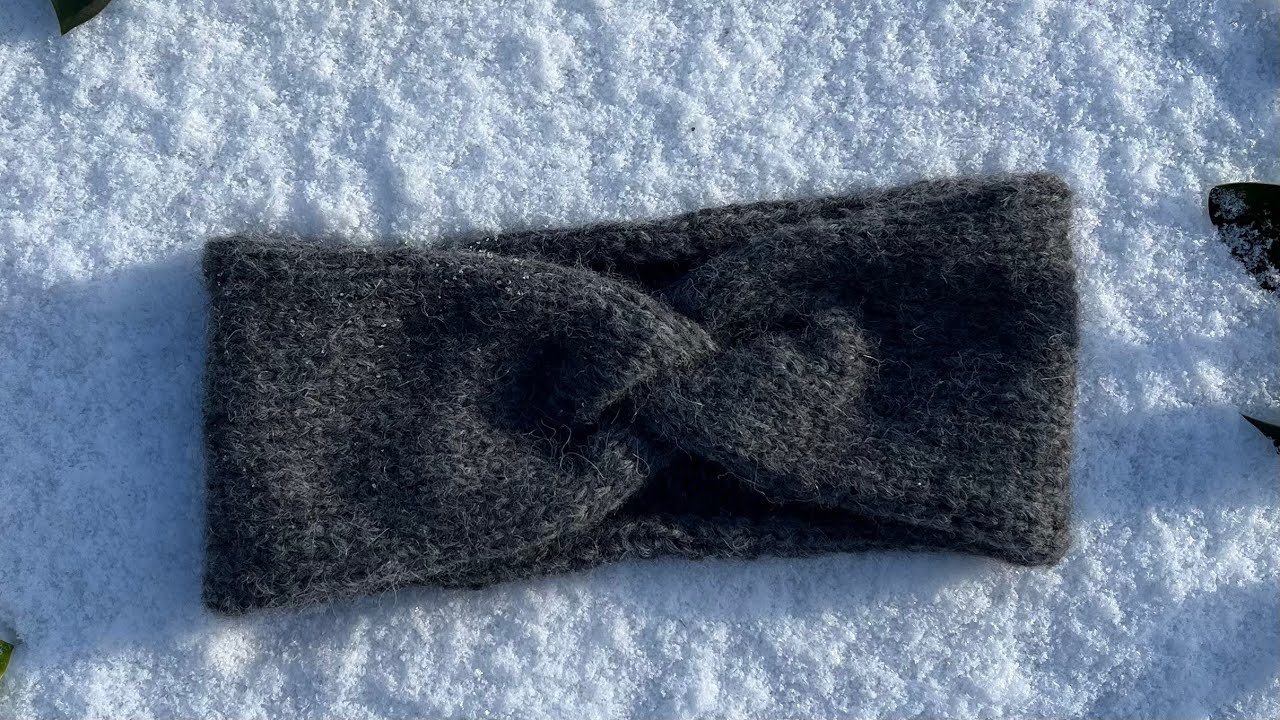 Einfaches Twist-Stirnband stricken
