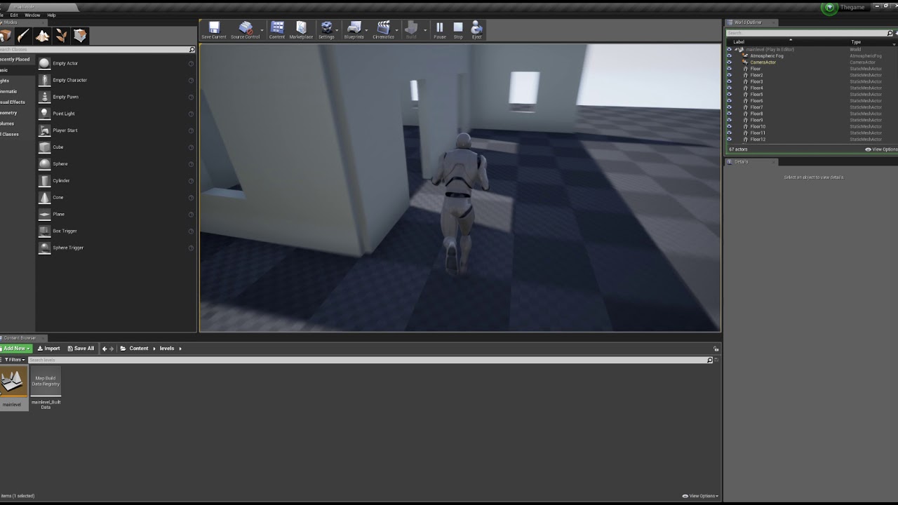 Unreal Engine Random Unreal 4 engine: random set room layout blueprint - YouTube