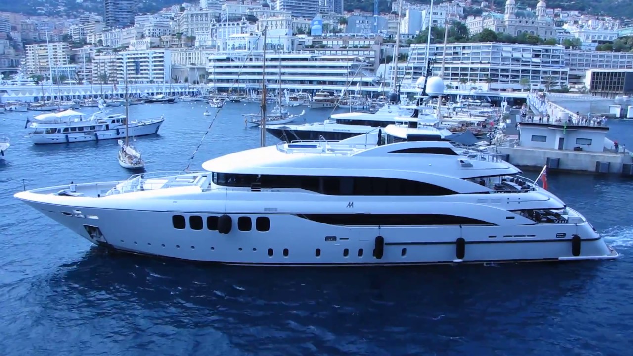 Monaco Yacht Harbor - Top largest yachts at the Monaco Yacht Show 2018