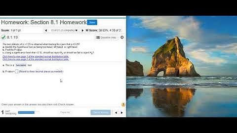Using a z-score to complete hypothesis testing for a claim of inequality