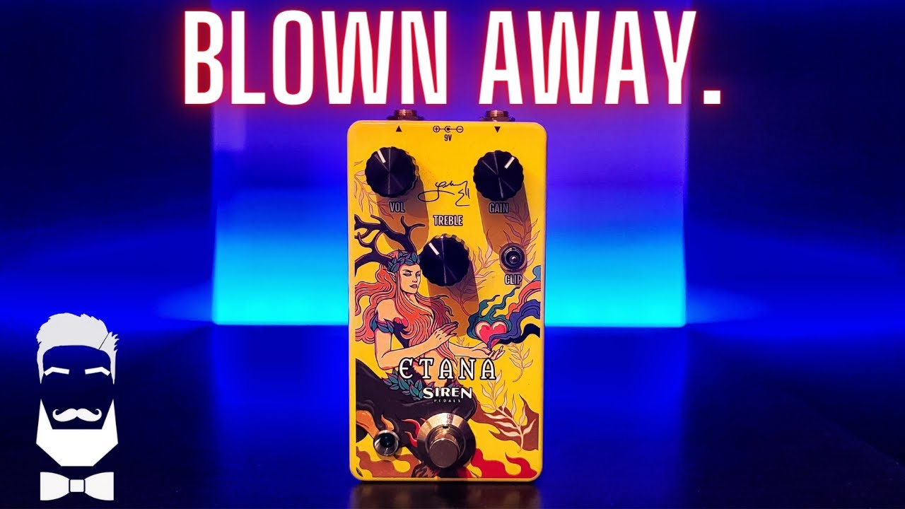 Allen Eden Siren Pedale Effetti Overdrive Digitale Per Chitarra Elettrica