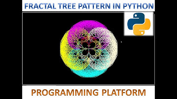 Fractal Tree Pattern Program in Python || #python