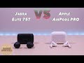 Jabra Elite 75t vs Apple AirPods Pro - And the winner is? (Music & Mic Samples)