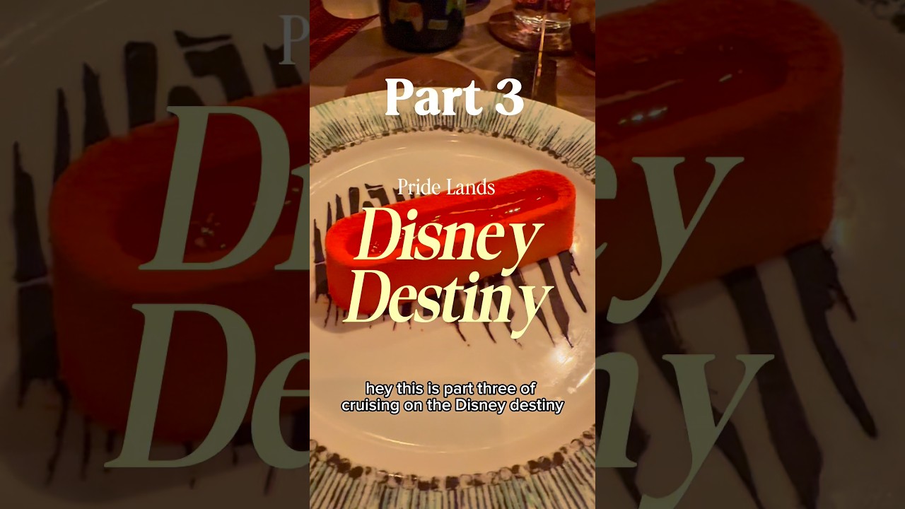 Part 3: Dining in the Pride Lands on Disney Destiny 🦁#foodshorts #disneyfood #disneycruise #shorts