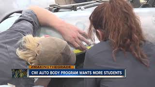 CWI's Auto Body Program has a 100 percent job placement rate, and still has openings